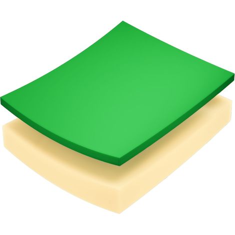 Materasso singolo in Memory Foam Olimpo   21 cm, Ortopedico, Garanzia 10 Anni - Misura: 85X190 Fuori misura