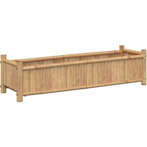 vidaXL Pflanzkasten 100x30x25 cm Bambus