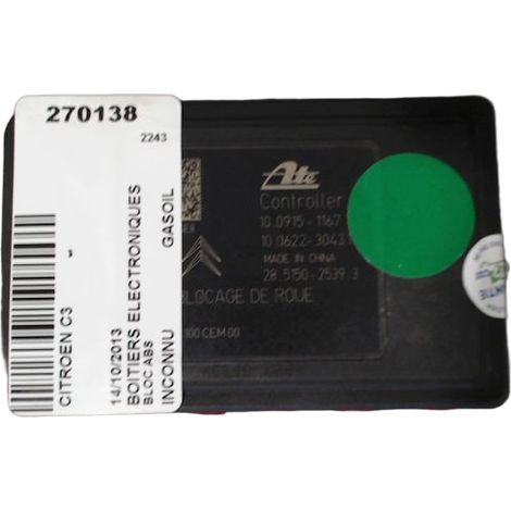 Unite Hydraulique Abs CITROEN C3 [PRODUIT D'OCCASION]♻️mk100c3II27p (1/4)