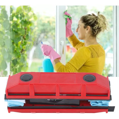 Nettoyeur de vitres double face pour maisons et immeubles de grande hauteur, aspiration puissante, outil de nettoyage de vitres, raclette. (1/5)