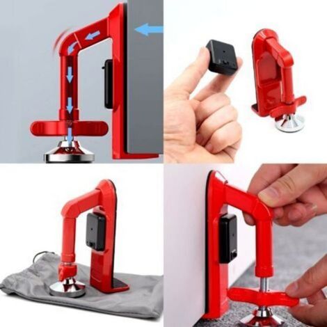 Bloque-Porte - Détecteur De Vibrations - Alarme 80 Db - Pour Portes Intérieures Et Extérieures - 1 Pièce (1/4)