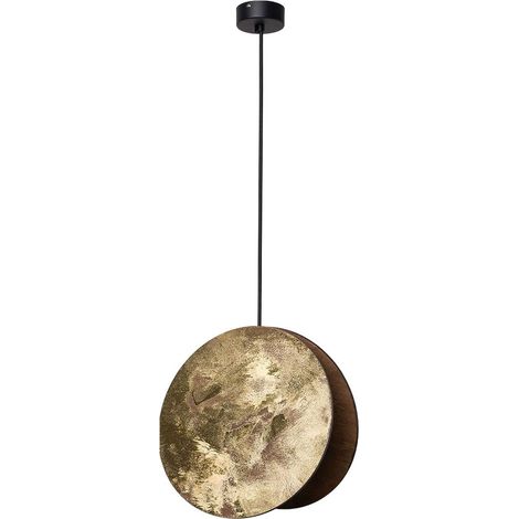 Hängeleuchte APDAILA Gold Ø25cm Wohnzimmer Leuchte