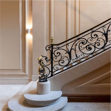 Photo wallpaper wall Profhome 786641 hot embossed non-woven wallpaper textured 3D matt grey black white beige 2,12 m x 2,8 m (1/4)