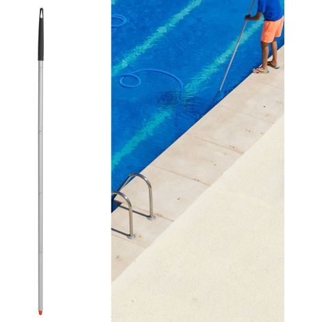 Accessoires pour outils de nettoyage de piscine : clip de rechange, tige de rechange, tige de jonction, tête d'aspiration, épuisette, rallonge noire (1/5)