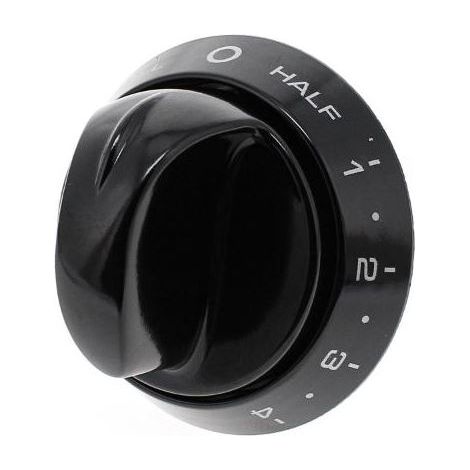 Knob Twin White for Hotpoint/Cannon Cookers and Ovens (1/4)