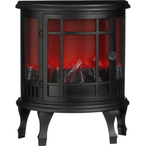 Luca Lighting Cheminée décorative Blanc H56xl23.5xL46cm (1/5)