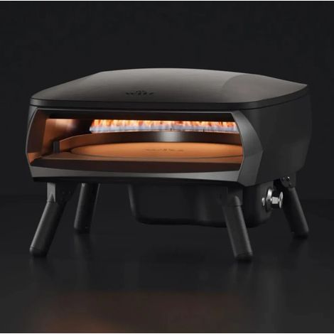 Forno per Pizza Portatile a Gas Witt Pizza Etna Piccolo Rotante 16" - Nero