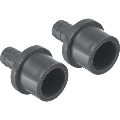 2 Paquets Réducteur Tuyau UPVC 32mm à 16mm Connecteur Barbelé Droit pour Salle de Bain Cuisine (1/5)
