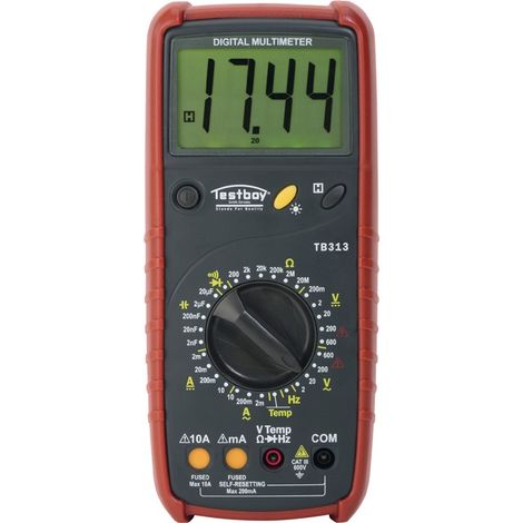 Digitalmultimeter Testboy 313 0-600 V AC,0-600 V DC RMS (1/5)
