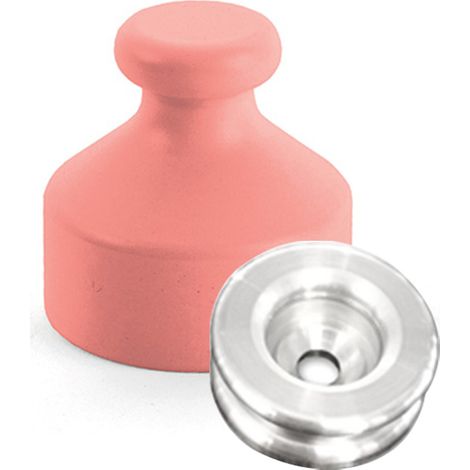 Kit de Fixation : Rondelle multi-matériaux Alu + Suspension classique Flamant rose - L'Attachante (1/5)
