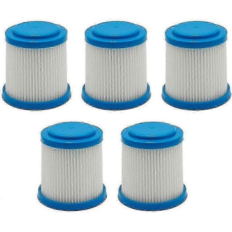 Lot de 5 filtres de rechange pour aspirateurs sans fil Black+Decker (1/5)