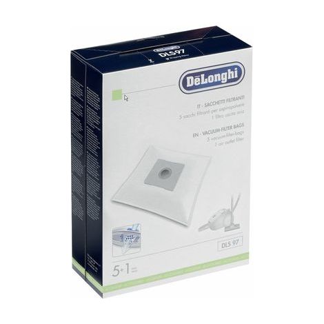 Delonghi 5x sacchi DLS97 aspirapolvere Romeo PowerSimac XTD2070 XTJ140 XTJ140 VTE16 XTD2050