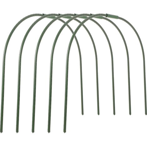 5 Pièces Cadre Pliable Vert pour Tunnel de Poulailler en Plastique, Favorisant L'activité Naturelle des Volailles Les Jardins et Poulaillers Mobiles (1/5)