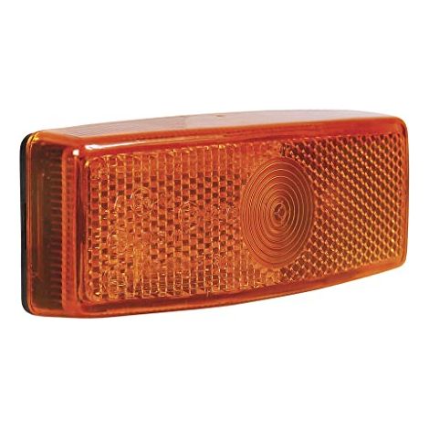 Feu de position rectangulaire orange – Dimensions 110 x 40 x 25 mm – Entraxe de fixation 45 mm – Type T10/5W non fourni – Spot-Light (1/3)