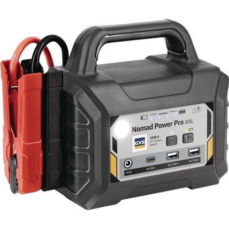 GYS Starthilfegerät NOMAD POWER PRO XXL Ladespannung 12/24 VStartstrom 1500-3200 A (1/3)