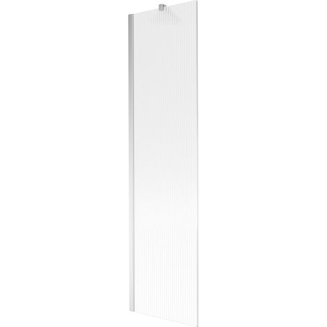 Mexen Next mampara de baño 1-hoja 50 x 150 cm, rayas, cromo - 895-050-000-00-09-01 (1/5)