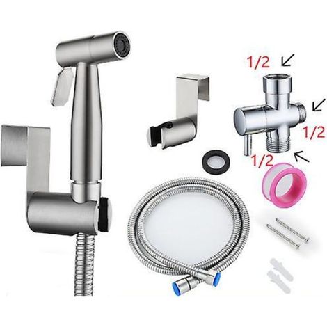 Tragbares Bidet-Duschset aus Edelstahl (1/5)