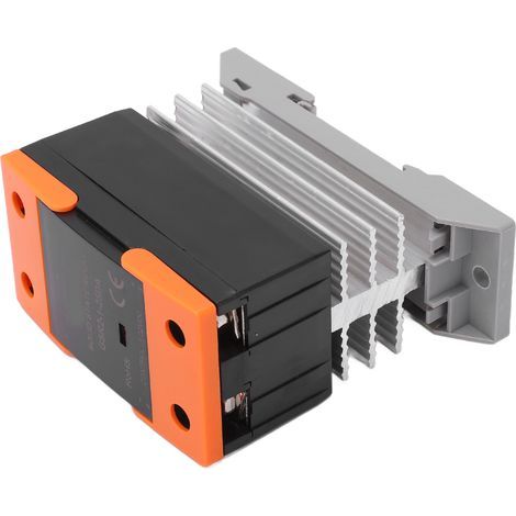 Halbleiterrelais mit DC-Eingang 3-32V und AC-Ausgang 24-480V, mit Kühlkörper für den Heimgebrauch (1/5)
