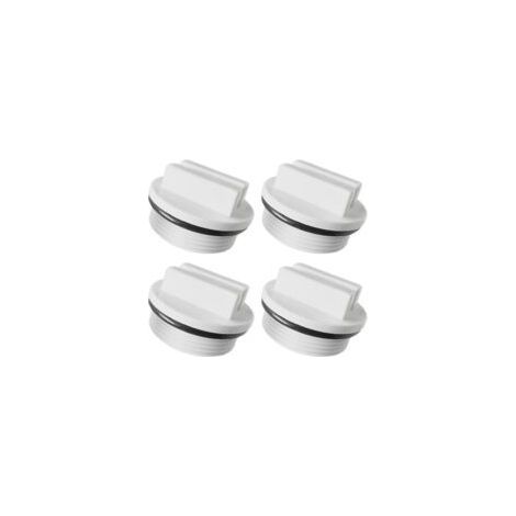 Winter-Poolstopfen – 4 Stück, 1,5 Zoll PVC-Winter-Poolstopfen mit O-Ring – Skimmerventil (1/5)