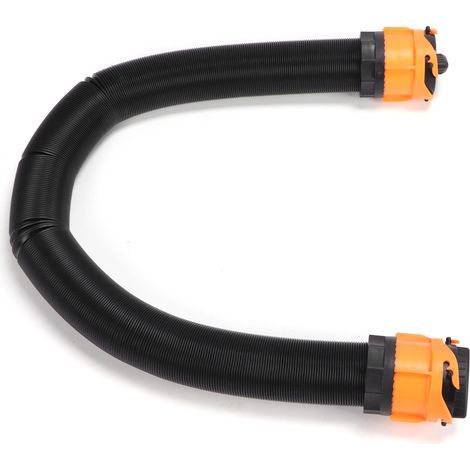 Tuyau d'évacuation 15ft avec raccord pivotant, coude translucide, bouchons de rangement, kit pour camping-car (1/5)