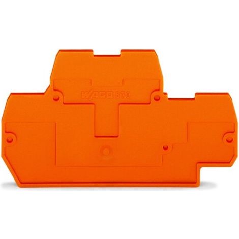 WAGO GmbH& Co. KG Abschluss-/Zwischenplatte 2mm, orange 870-519 25 Stk