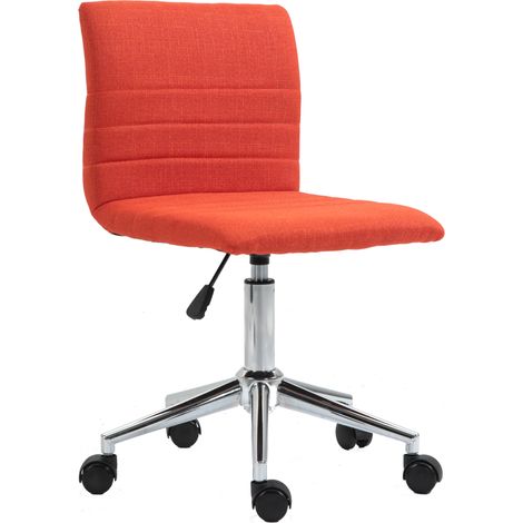 SVITA LINUS Chaise de bureau pour enfants Chaise pivotante Chaise de bureau chambre d'enfant Tissu rouge (1/5)
