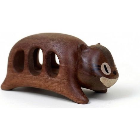 Veilleuse Chat Mignon Veilleuse En Bois Décoratif Luminaire (1/5)