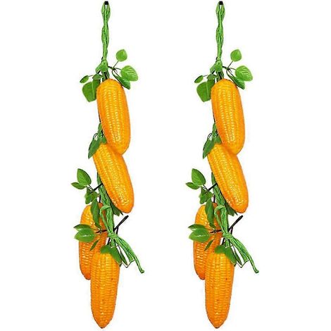 Lot de 2 brochettes de maïs décoratives en forme de pendentif, accessoires photo (1/4)