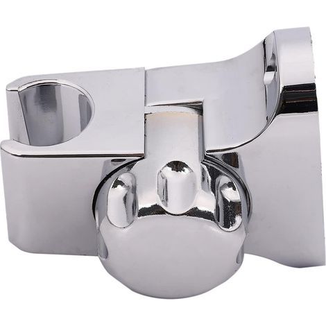 Swivel Bathroom Shower Holder Wall Mount Silver (1/5)