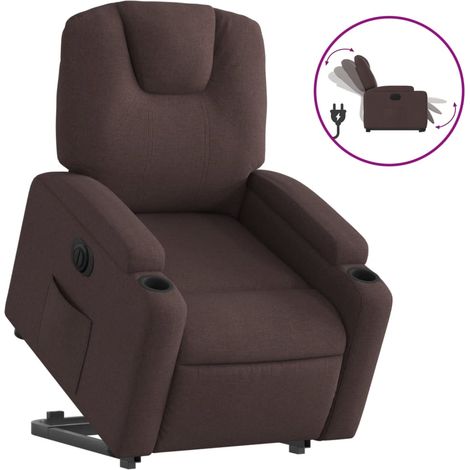 Maison Exclusive - Relaxsessel mit Aufstehhilfe Elektrisch Dunkel