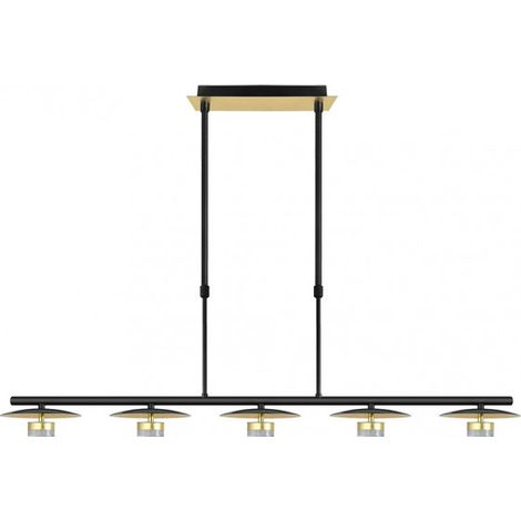 FAB 153655016 Cape Town Lampe 5l 30w 4000k Schwarz / Gold Regx104x15 Cm 2400 Lm (1/4)