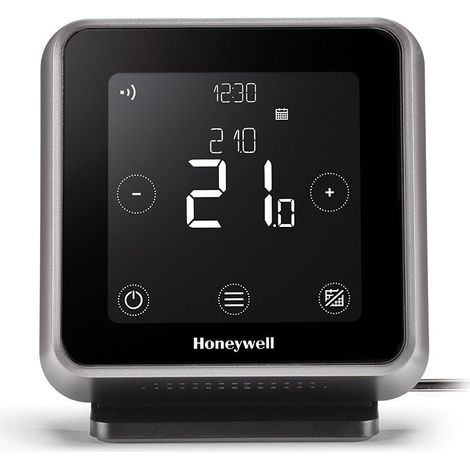 Honeywell – Thermostat connecté sans fil Lyric T6R – Écran tactile Wi-Fi – Programmation hebdomadaire – Compatible chaudières gaz et pompes à chaleur