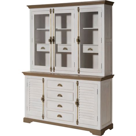 Buffet Mango 160x50x210 weiß lackiert TOULOUSE 116Massivmoebel24 GmbH (1/3)