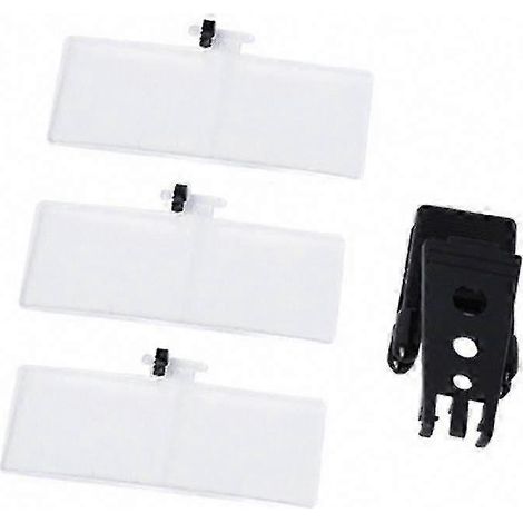 Loupe de lecture pliable 85x30mm avec 3 verres acryliques - Loupe clip-on pour lunettes, grossissement 1.5X/2.5X/3.5X, idéale pour lecture et travaux de précision (1/5)