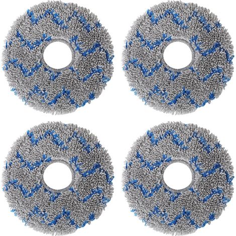 Set di 4 panni per mocio per Roborock Q Revo, ricambi per aspirapolvere Roborock P10, panni per mocio lavabili e riutilizzabili. (1/4)