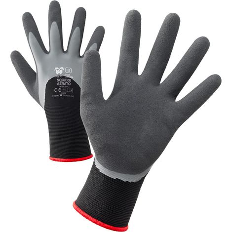 Guanti di protezione Neri Squiddi Aerato - 8 (M) - Nero/Grigio