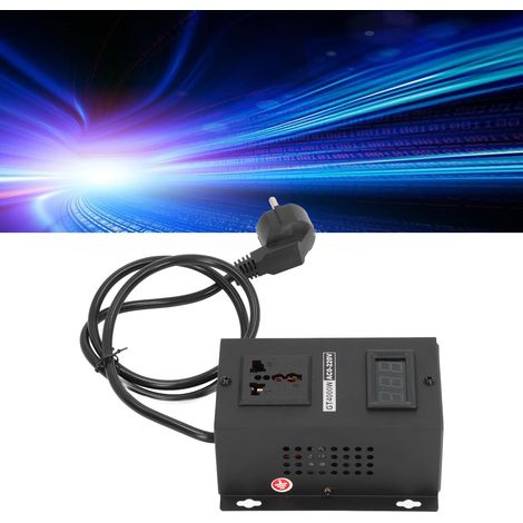 Elektronischer Hochleistungs-Thyristor-Spannungsregler GT-4000W, 220V, europäischer Standard (1/5)