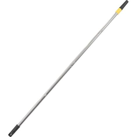 Tige d'extension télescopique pour rouleau de peinture, brosse télescopique, manche télescopique pour peinture en acier inoxydable durable, 1,15 m (1/5)