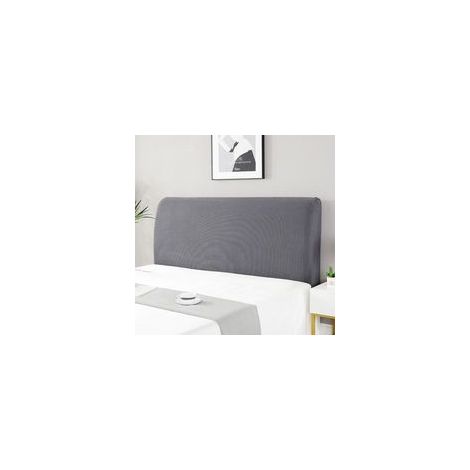 Housse de tête de lit, housse de tête de lit intégrale, housse de tête de lit extensible, housse de tête de lit élastique pour tête de lit rembourrée (1/5)