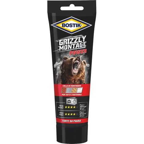 Colla 'grizzly montage power' - Peso: gr 250 - Confezione: Tubetto