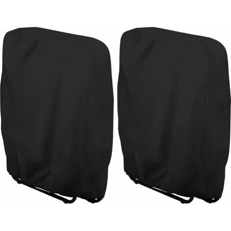 Folding Chaise Longue Cover, 2 Pieces Protective Cover for Folding Chaise Longue, Waterproof Garden Deckchair Cover, Garden Relax Cover for Relaxing Armchair, W71×H110cm (1/5)