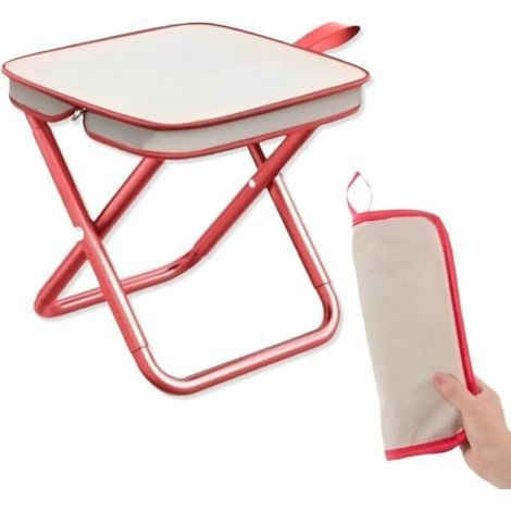 Tabouret de camping pliable, tabouret pliant portable, tabourets pliants de camping, siège de camping portable, tabouret de camping pliant, tabouret pliant d'extérieur, mini chaise pliante pour la pêc (1/5)