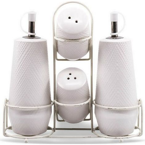Juego de 4 recipientes para especias MAESTRO BLANCO MR-20002-04CS (1/4)