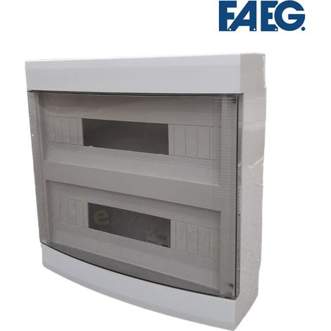 Quadro elettrico da parete 18-36 moduli centralino per interruttori DIN IP40 sportello (1/4)