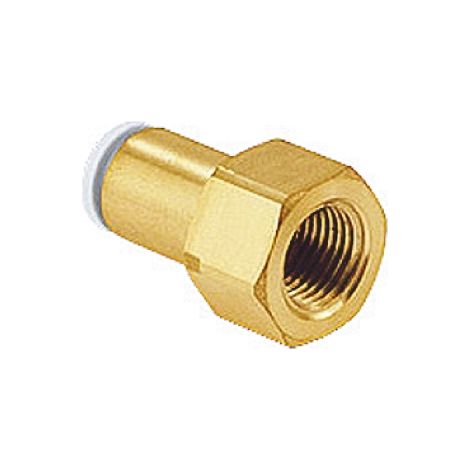 Adaptateur droit fileté SMC KQ2 vers Enfichable 6 mm G 1/4 Femelle ( Prix pour Paquet de 10 )