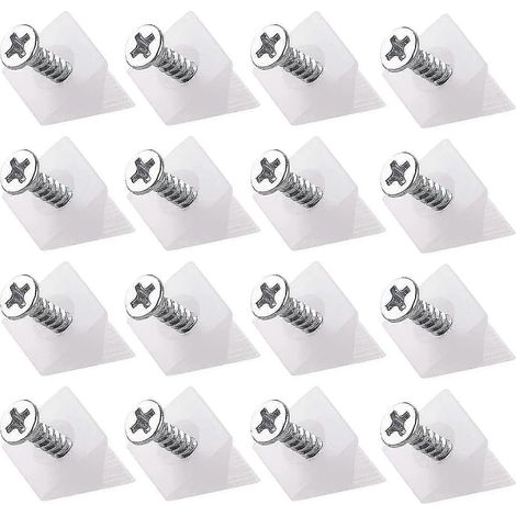 Kit de réparation de tiroirs (100 pièces) pour réparer l'affaissement du fond de tiroir et réparer les meubles (cales en plastique) - Idée cadeau géniale (1/5)