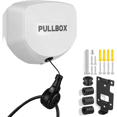 Chargeur de Véhicule Électrique, Rétractable Automatique, Design Monté au Mur, BLANC (1/2)