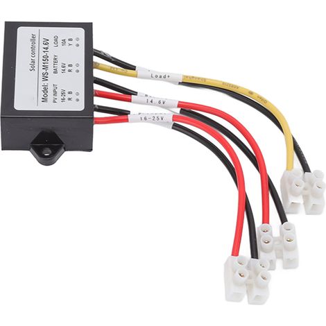 Contrôleur solaire MPPT 150 W 10-12 V anti-retour, alimentation 24 h, pour panneau de vélo électrique léger WS M150 14,6 V normalement ouvert (1/5)