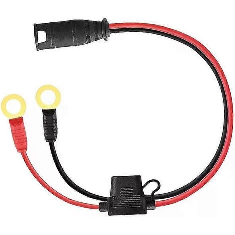 55 cm Kabelbaum kompatibel mit NOCO GC002 X-Connect M6 (6 mm) Ösenanschluss, passend für NOCO Genius Smart-Batterieladegeräte – JXLGV (1/5)