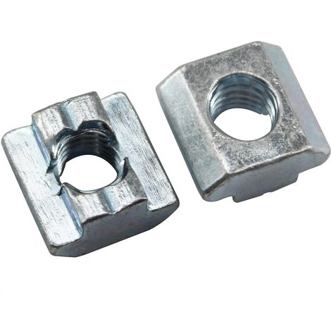 Lot de 100 écrous en T coulissants M3 2020 en acier au carbone, filetage métrique, tête de marteau, écrou à fente en T pour profils d'extrusion d'aluminium (1/5)